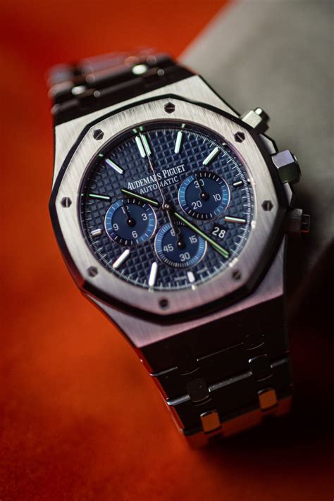 audemars piguet royal oak automatic chronograph silver dial bracelet watch|Audemars Piguet original.